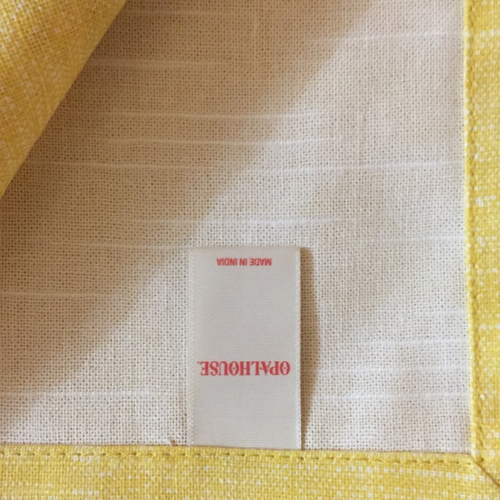 Opalhouse. Yellow Fine Apple Dishtowel - Picture 2 of 3